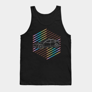 Retro 80s Electric Car Tank Top